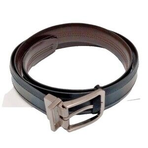 Black & Brown 2-way Leather Belt Size 34-36 (M)